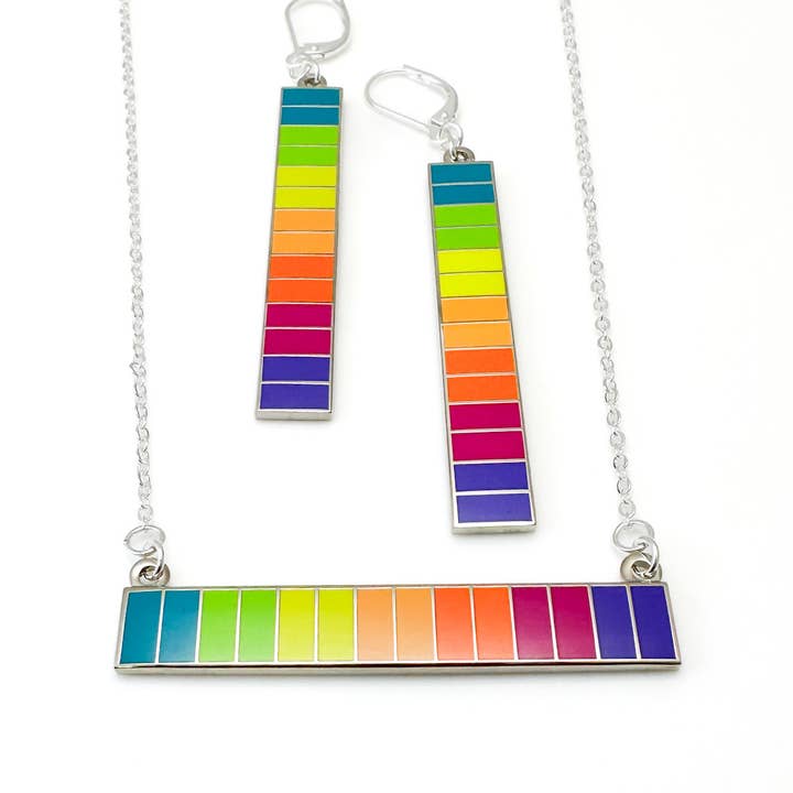Kinzoku - Wholesale Dangle Earrings - Rainbow Earrings II4