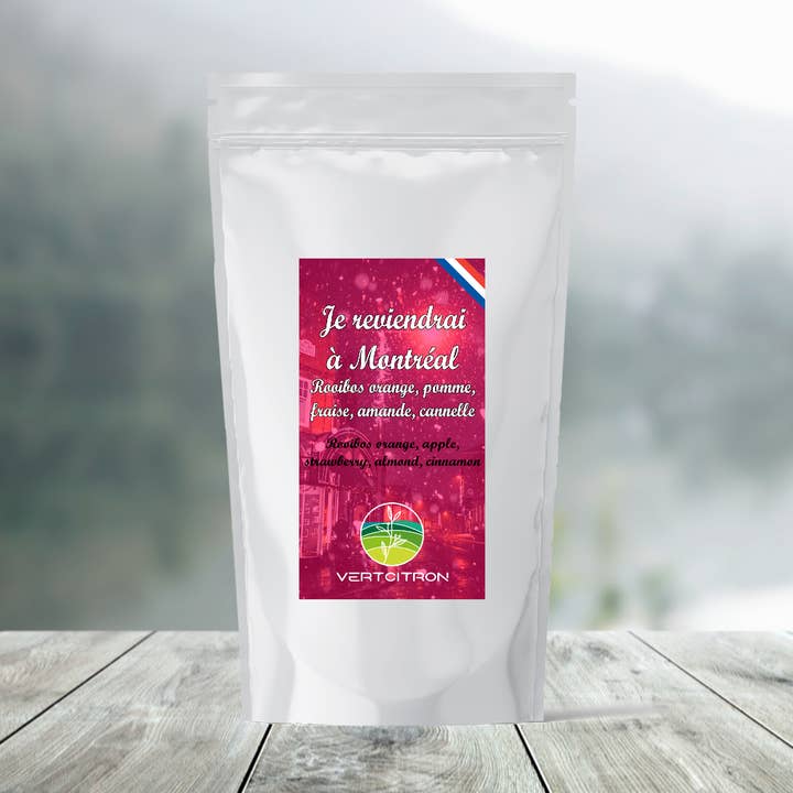 Jag kommer tillbaka till Montreal (äpple, apelsin, jordgubbe, mandel) för wholesale av Vert Citron