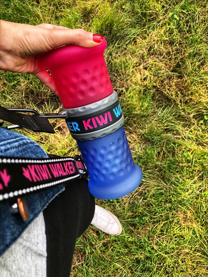 OFiuFiuPL - Wholesale Pet Travel Bowl - Dog - Kiwi Walker Travel Bottle 2 In1 Blue4