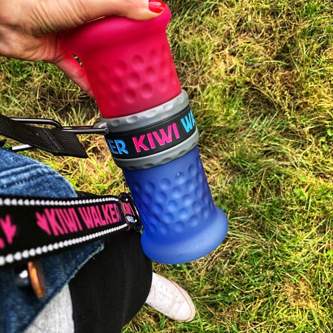 OFiuFiuPL - Wholesale Pet Travel Bowl - Dog - Kiwi Walker Travel Bottle 2 In1 Blue4