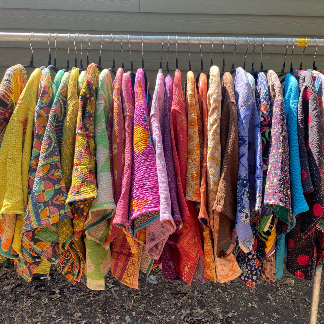 Seeds - Wholesale T-shirt (Zonder tekening) - Dames - Kantha blouse van gerecycled katoen - één maat7