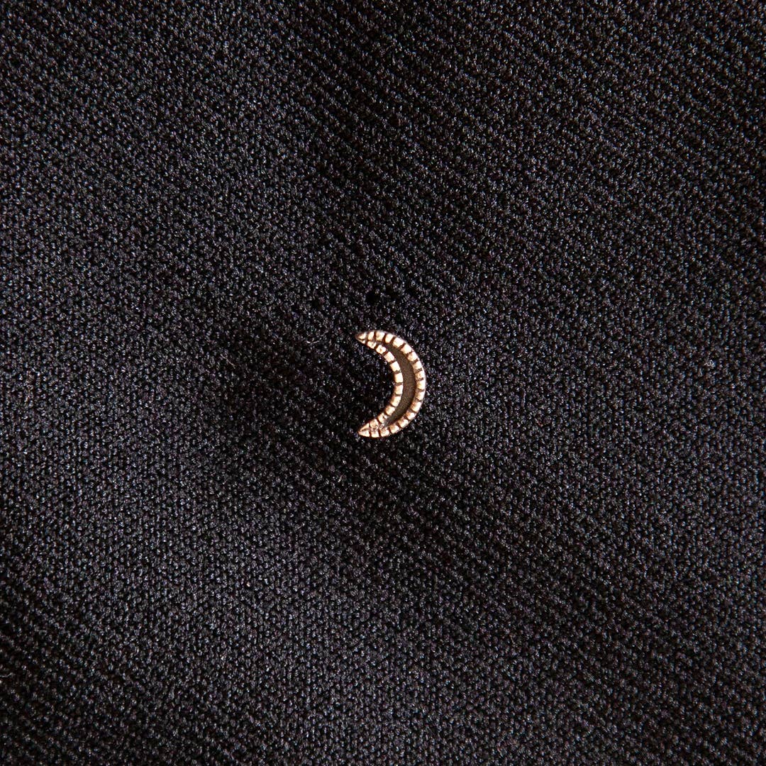 JAYA MOKSHA – wholesale Nose ring – Silver Moon Nose Stud / Sterling Silver Crescent Moon Stud4