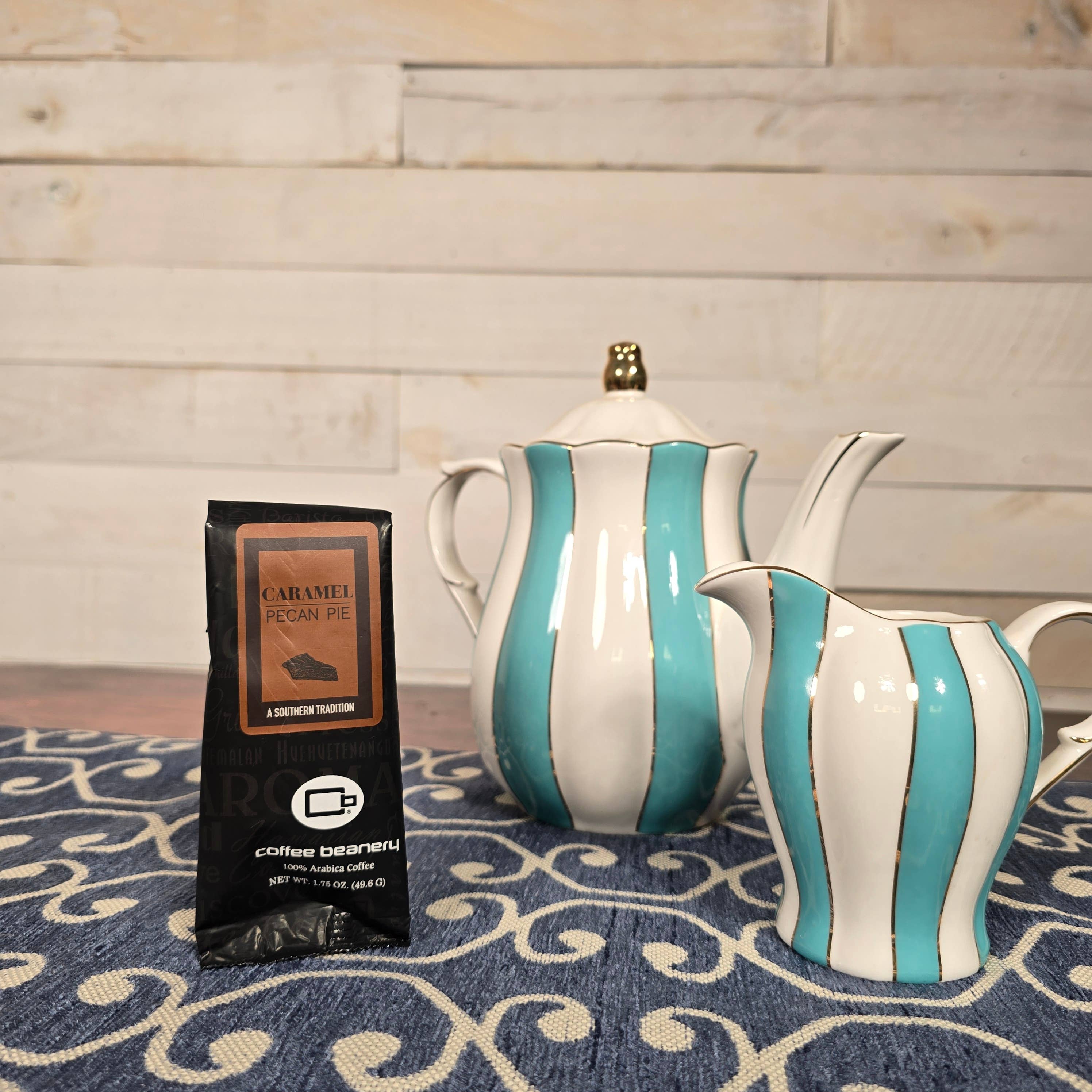 Coffee Beanery - Wholesale Ground Coffee - Caramel Pecan Pie Flavored Coffee | 1.75 oz One Pot Sampler3