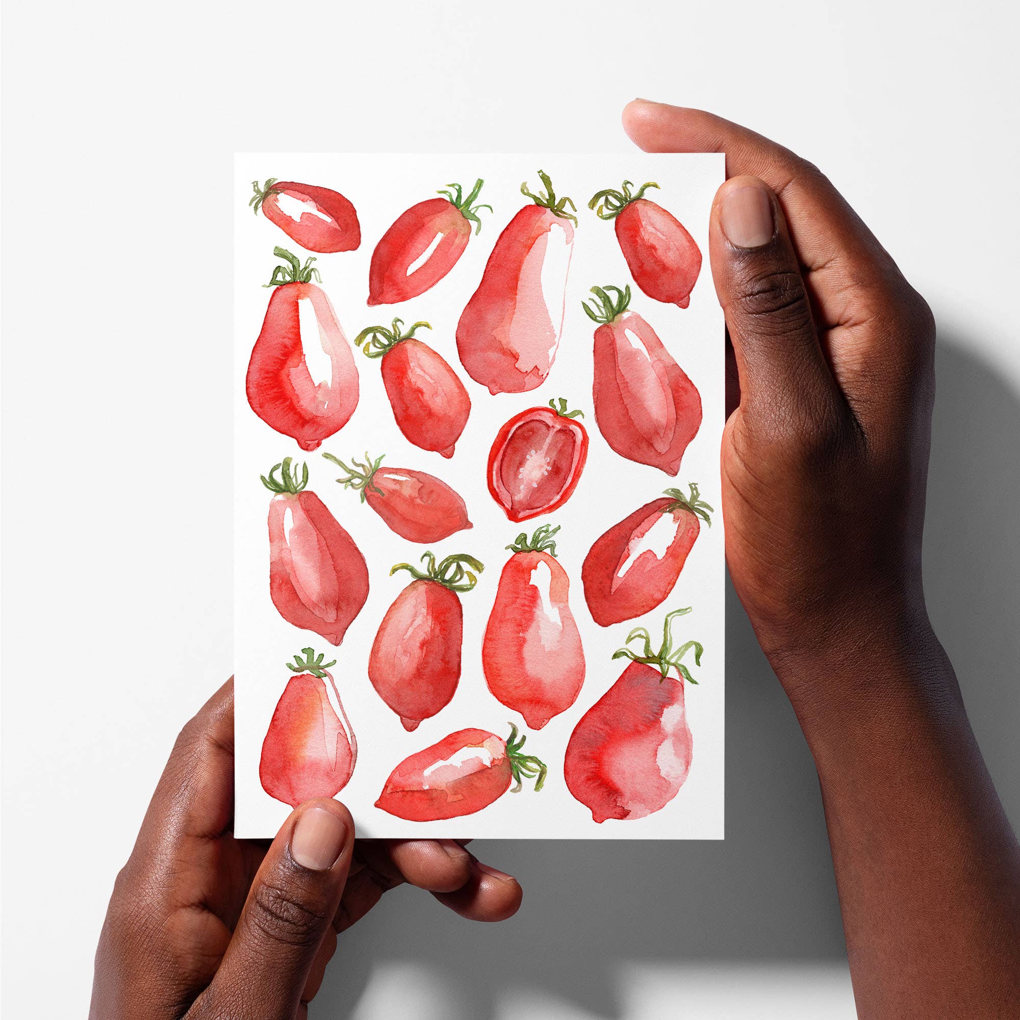 Calex Studio - Wholesale Everyday Greeting Card - San Marzano Italian Tomatoes - Blank Greeting Card2