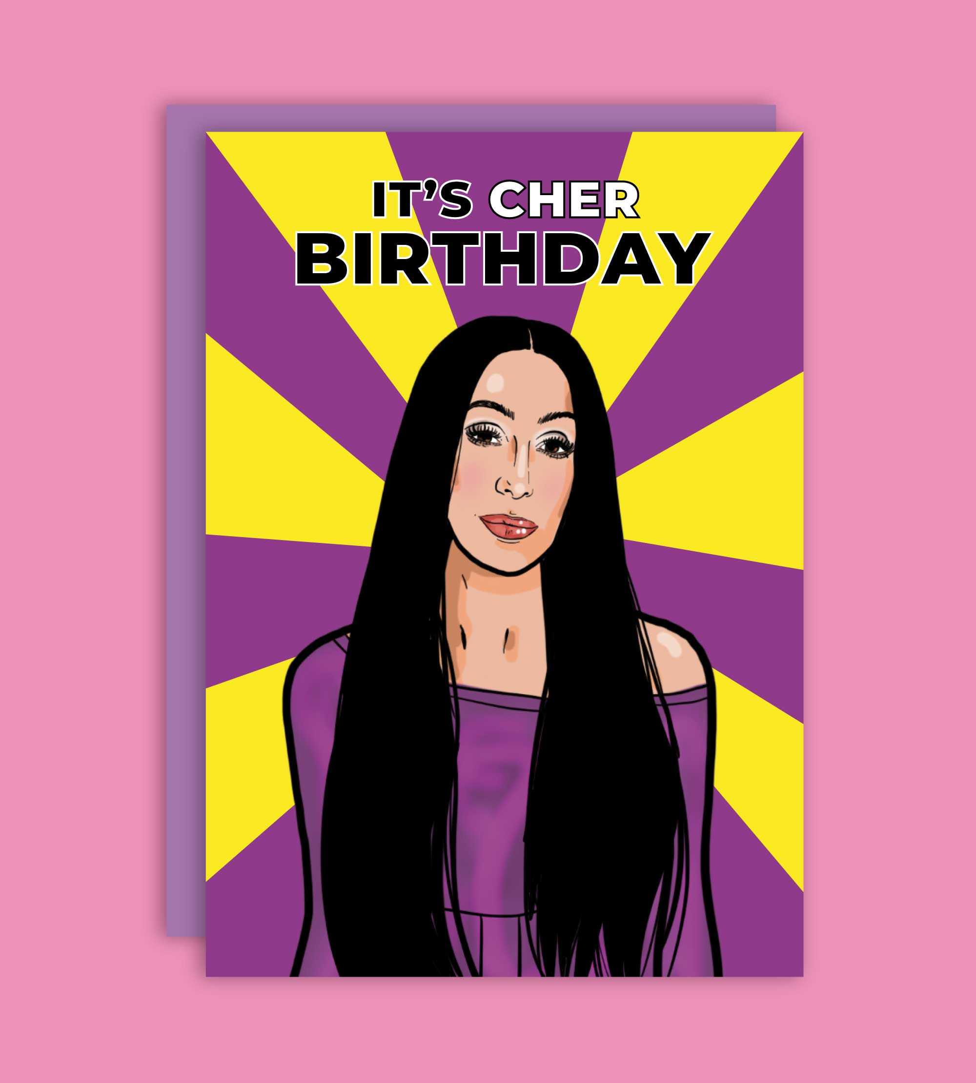 Studio Soph (We Pay Your Import Fees - We Ship DDP) - Wholesale Birthday Card - It's Cher Birthday Greeting Card1