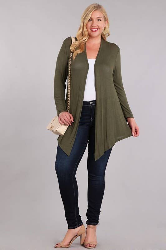 Chris & Carol Apparel – Engroshandel Cardigan - Dame – Plus Cardigan - XA3147C7