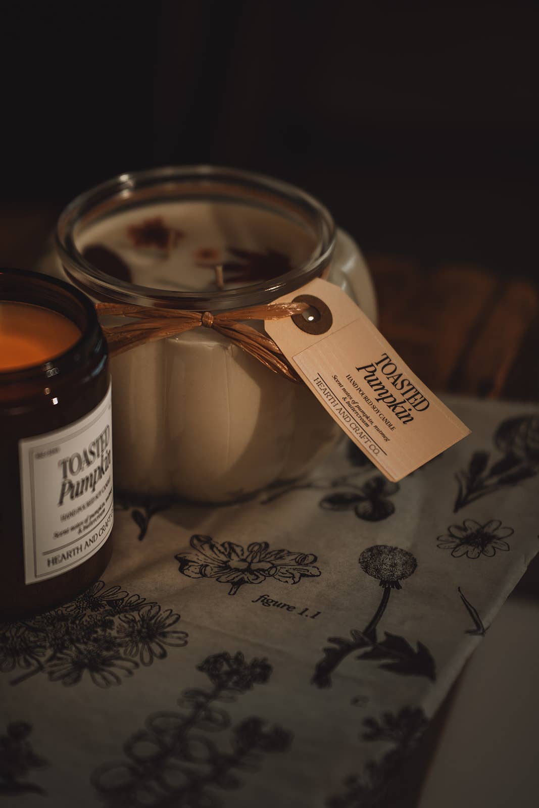 Hearth and Craft Candle Co. - Wholesale Jar/Filled Candle - TOASTED PUMPKIN18