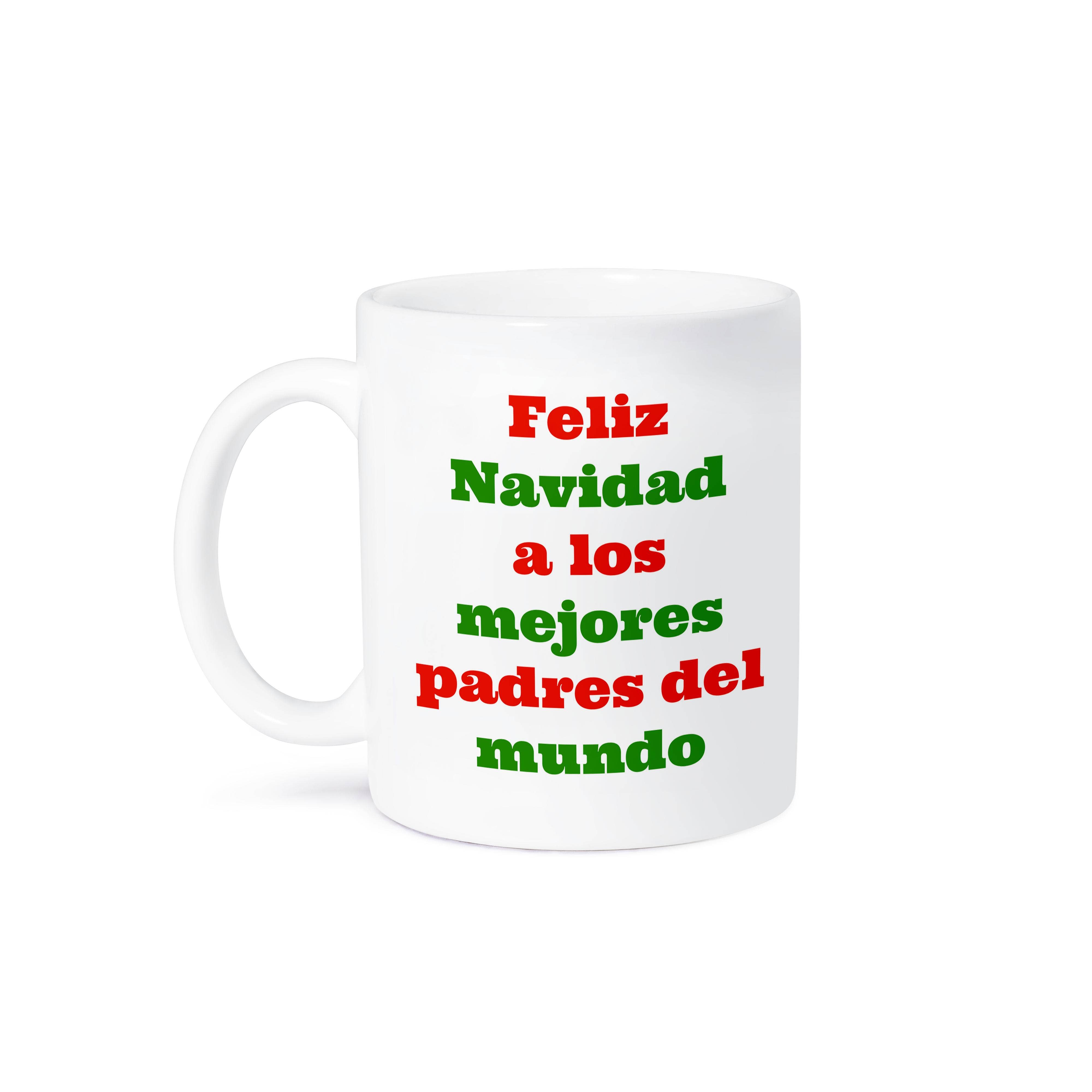 3dRose – Großhandel Kaffeebecher – 3dRose, Feliz navidad a los mejores padres, Tasse8