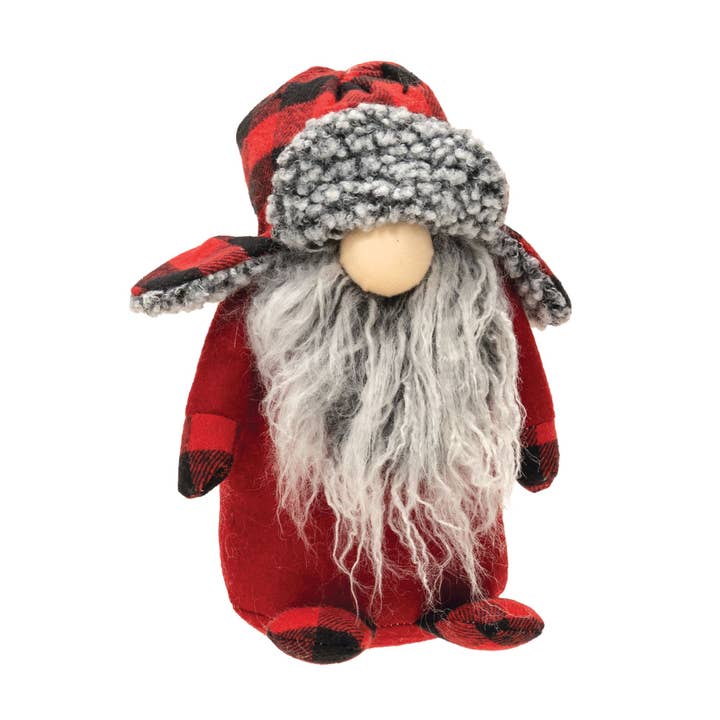 Bright Ideas – wholesale Christmas decoration – Standing Red & Black Grey Beard Gnome