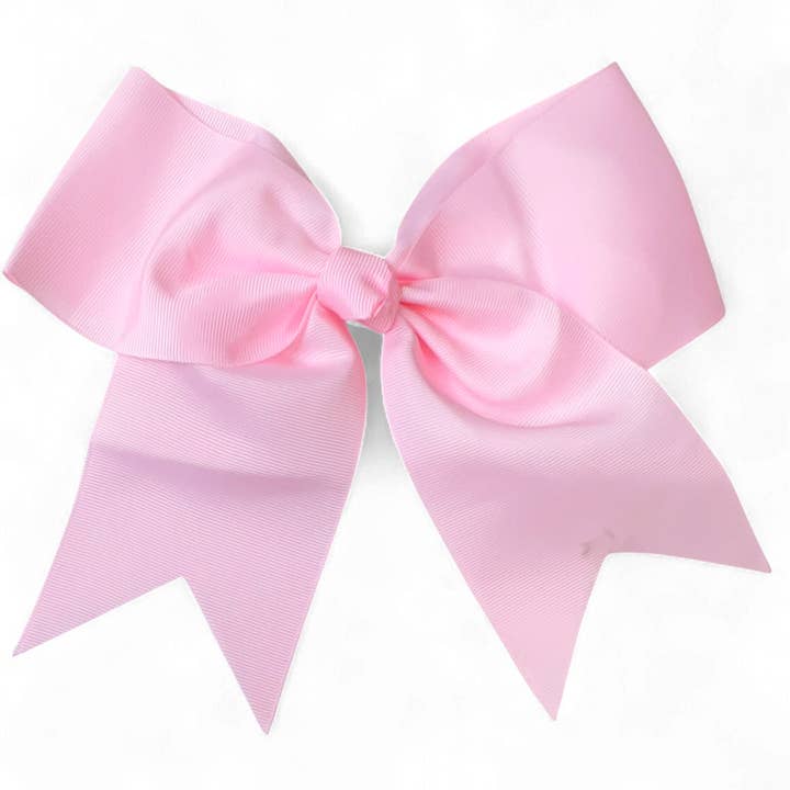Kids Charm Online - Wholesale Hair Bow - Kids - 8" X 8" Cheer leader hair bows with alligator clip. 6pcs/$10.506