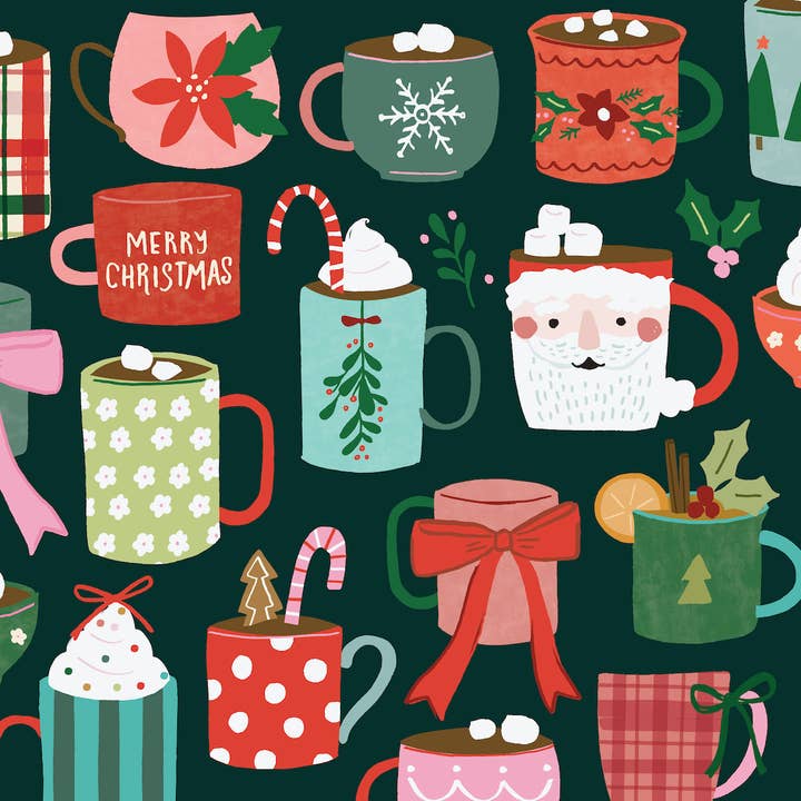 Puzzlefolk - Wholesale Puzzle – Adult - Cups of Cocoa 1000 Piece Holiday Winter Puzzle2