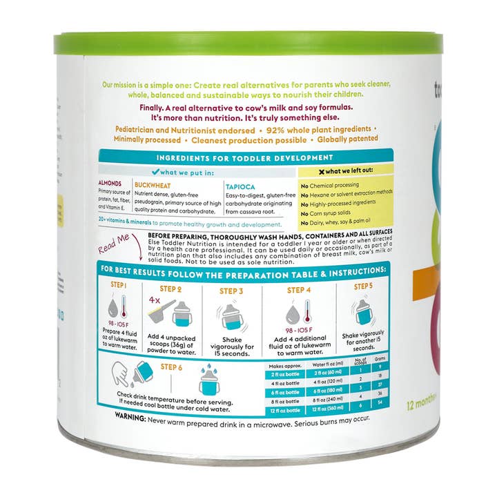 Else Nutrition GH LTD - Wholesale Powdered Health Drink - Else Plant-Based Complete Nutrition for Toddlers1