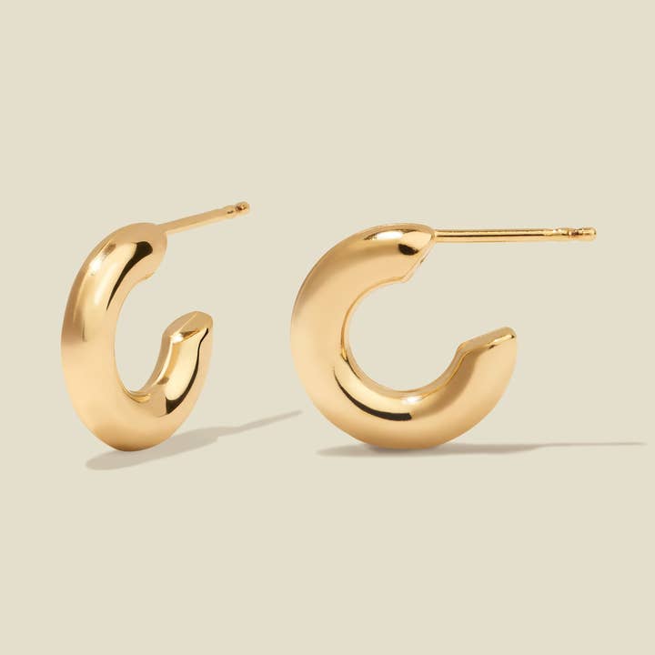 Créoles brillantes pour la vente par Made By Mary