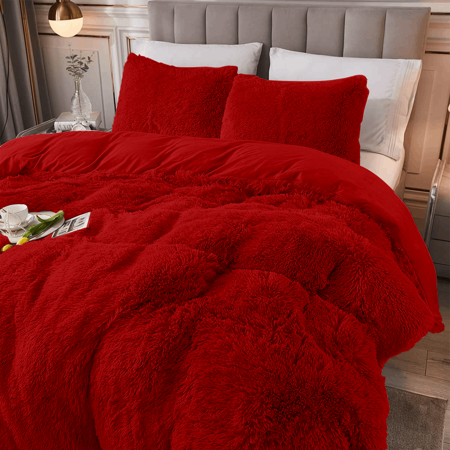 Beach Stone – wholesale Bedding set – Teddy Cuddles Hug & Snug Duvet Cover Bedding Set With Pillowcase Cosy & Warm60