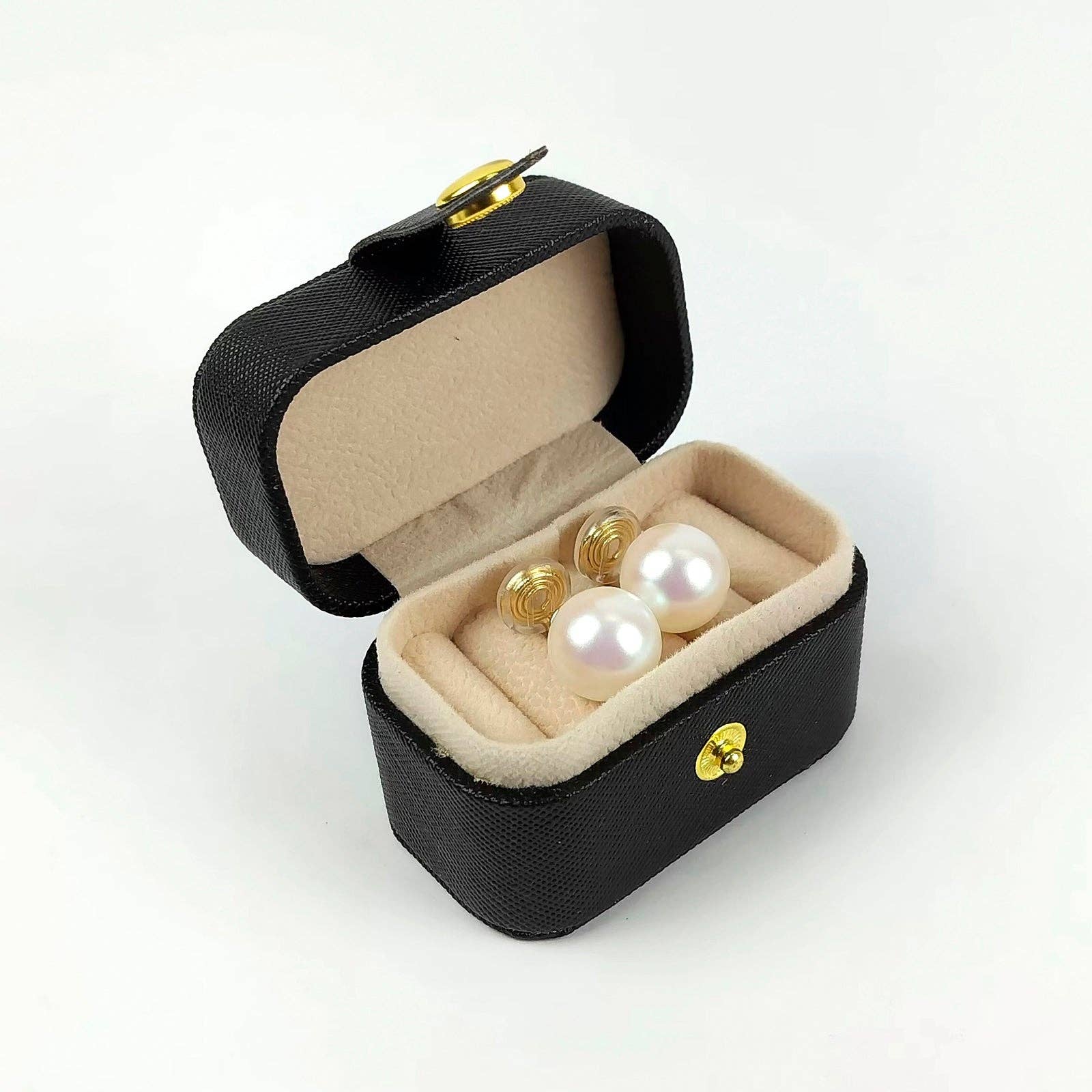 Sparkle Being – wholesale Smyckeskrin och organisatörer – Bärbar Mini Vegan Läderring Smycken Förvaring Presentförpackning2