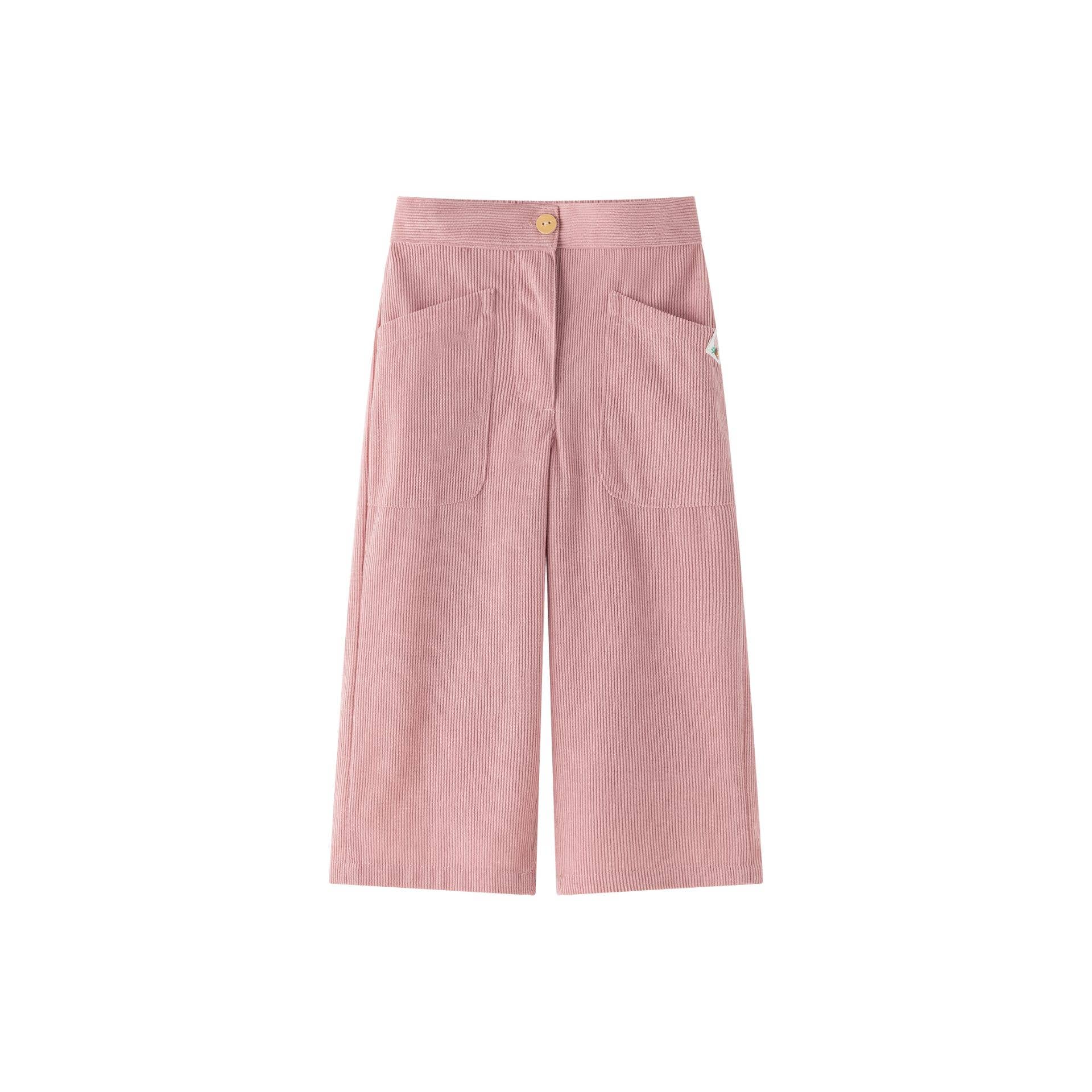 Newness Kids - Wholesale Pants - Kids - Girl's winter culotte pants in micro-corduroy0