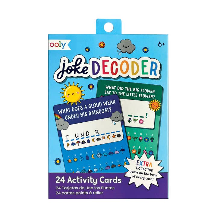 OOLY - Wholesale Card Game - Joke Decoder Activity Cards - Set of 24