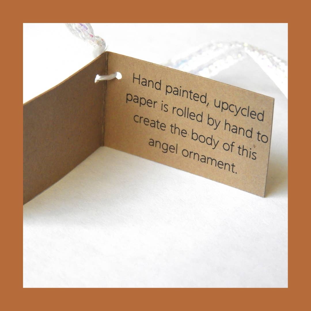 Allison Lake Handmade - Wholesale Ornament - Handgeschilderd engelenornament voor de kerstvakantie | Starter Pk5