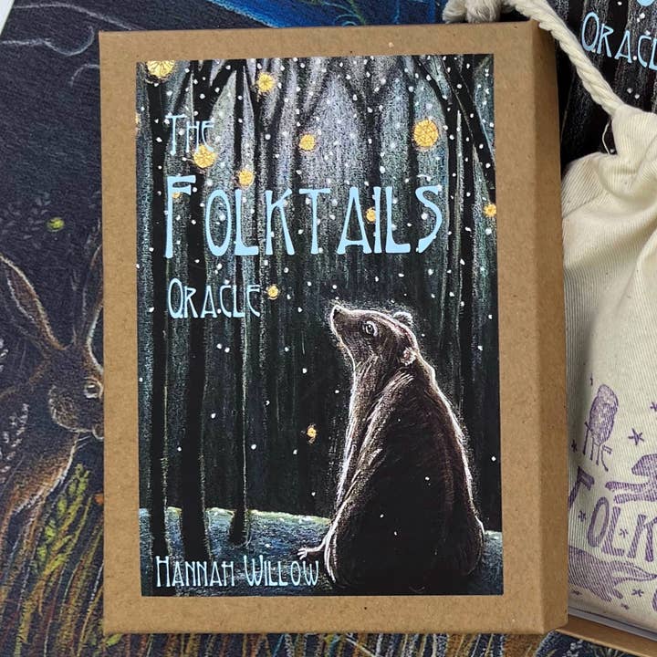 Hannah Willow Art – wholesale Tarot cards – The Folktails Oracle deck, Special black box edition6