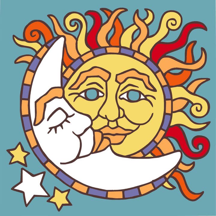 Sun and Moon Tile for wholesale by Earthtones Tile