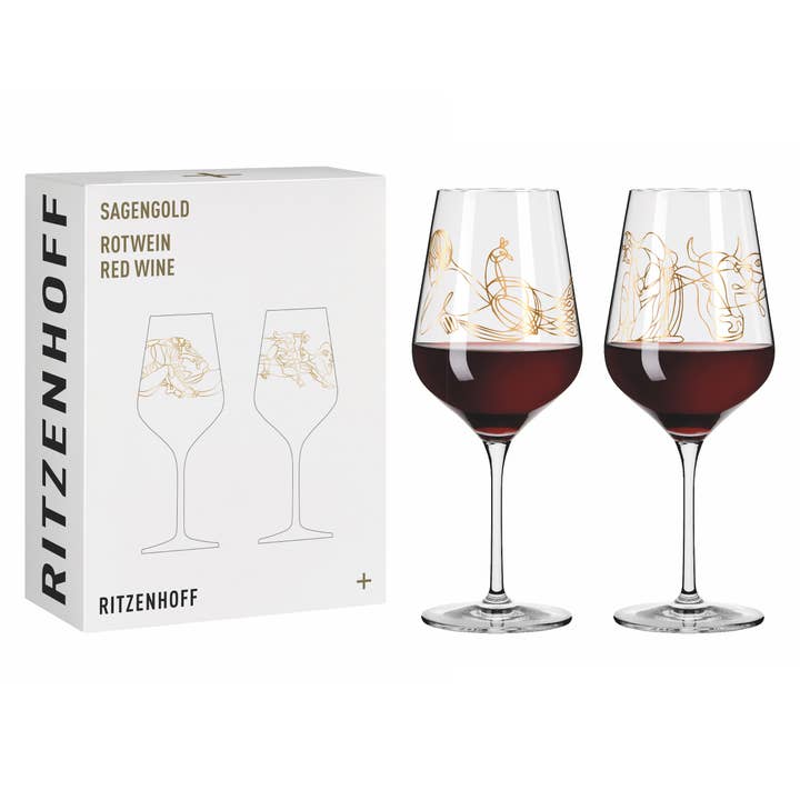 Sagengold Red wine glass (set of 2) for wholesale by Ritzenhoff