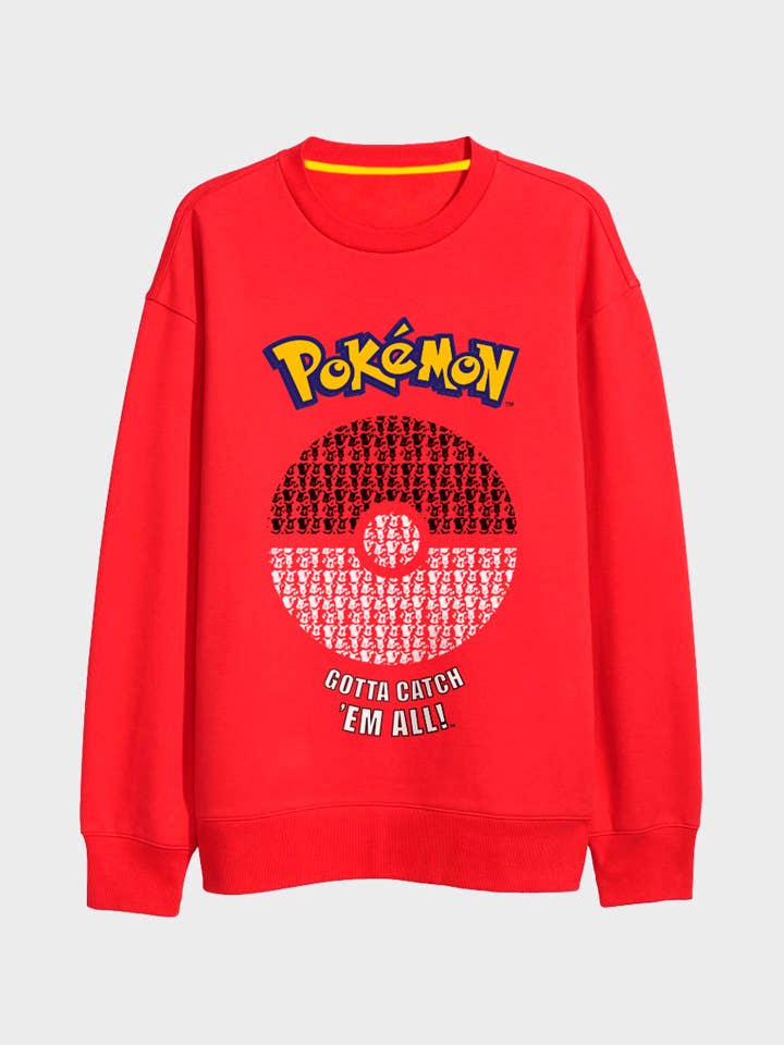 POPBUSTERS - Wholesale Graphic Sweatshirt - Men's - Pokemon sweatshirt1