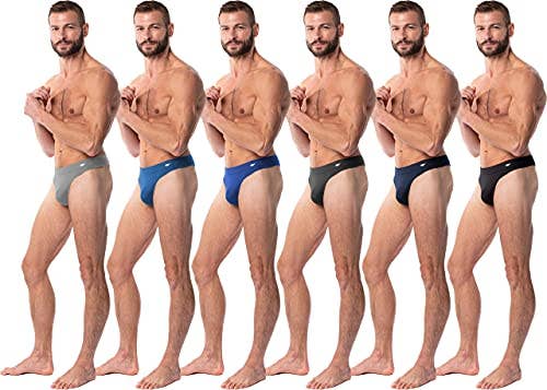 I-Wear Brands - Wholesale Underwear - Men's - 6 Pack of Men's Micro Fiber T-Back Bikini Thong Underwear2