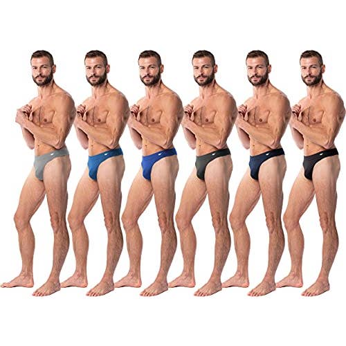 I-Wear Brands - Wholesale Underwear - Men's - 6 Pack of Men's Micro Fiber T-Back Bikini Thong Underwear2