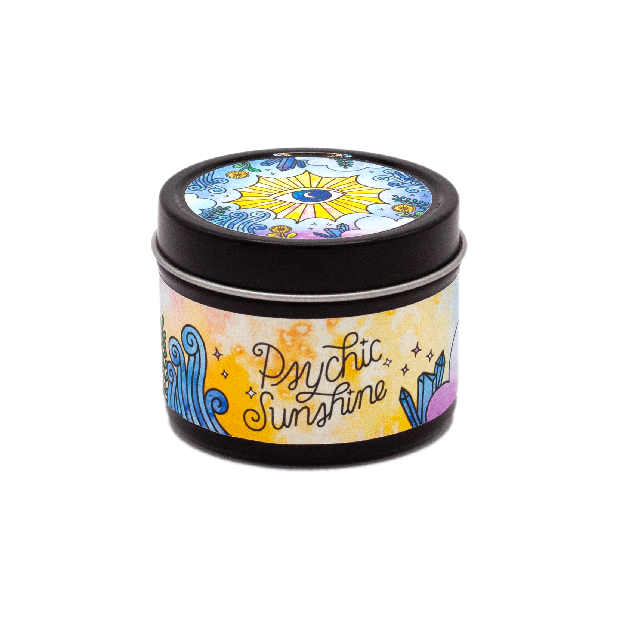 Rachel Beyer - Wholesale Travel Candles - Psychic Sunshine Magic Aromatherapy Candle - Citrus & Cedar0