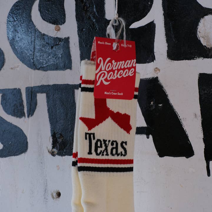 NORMAN ROSCOE - Wholesale Socks - Unisex - Texas Icon Premium Cotton Socks (Adult Unisex)1