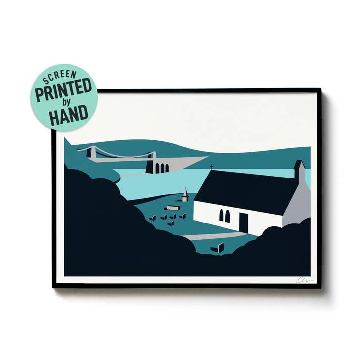 Church Island, Looking Towards Menai Bridge for wholesale by OR8DESIGN