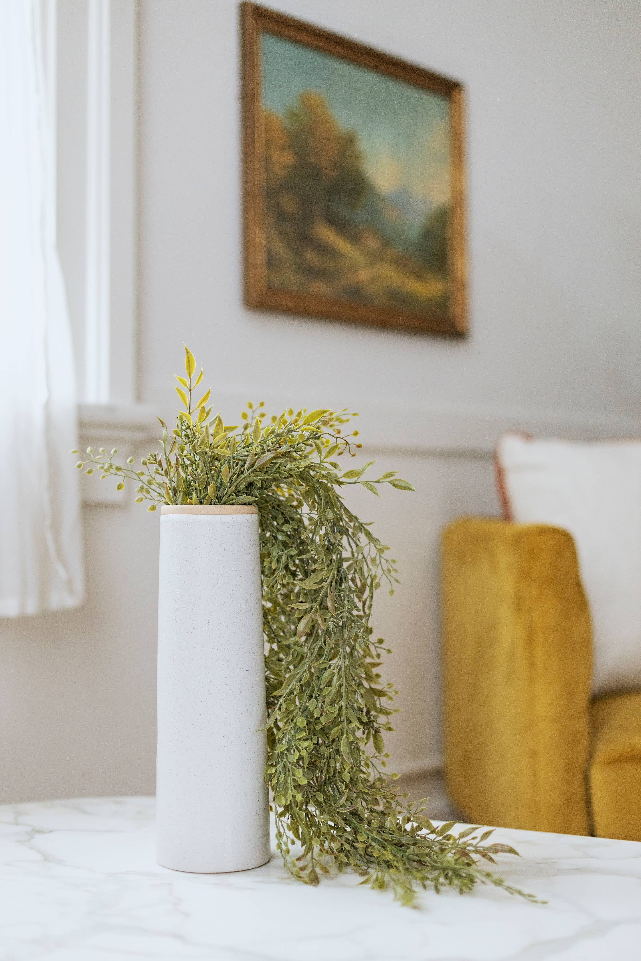 Oh You're Lovely - Wholesale Artificial Plant - Sage Greenery 26" Artificial Hanging Plant4