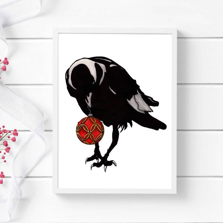 PinkPolish Design - Wholesale Art Print - "Shiny Things" Watercolor Painting: Art Print