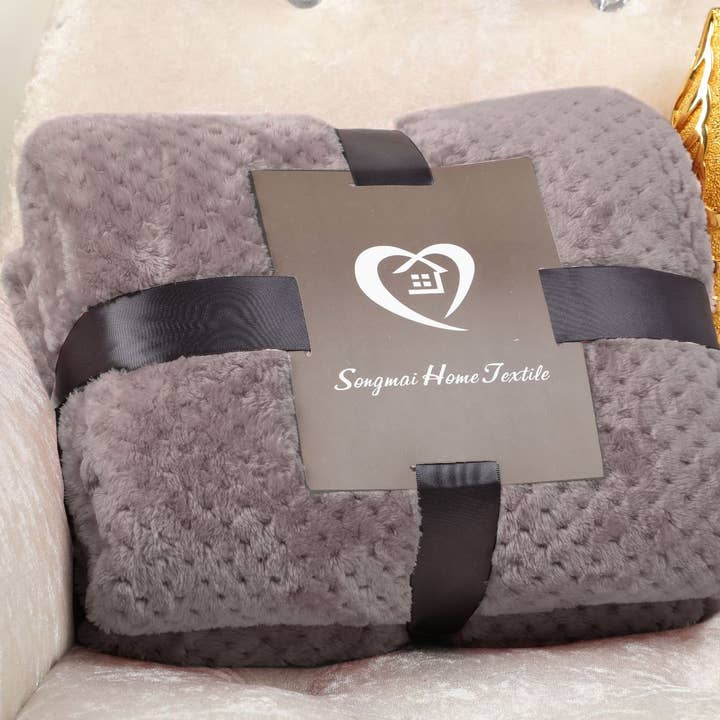 HIDDENBRAND - Wholesale Throw Blanket - fluffy fleece soft cozy sofa throw blanket14