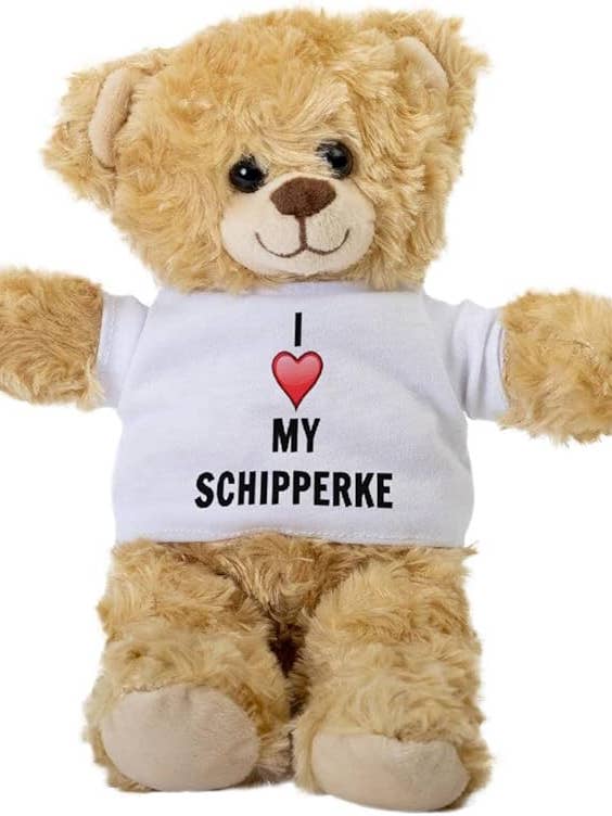 Schipperke Teddy Bear for wholesale by CustomHappy