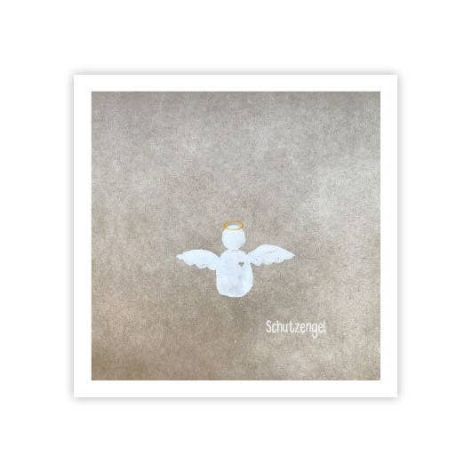 Hey!Cards GmbH & Co. KG - Vendita all'ingrosso Biglietti di auguri - Angelo custode | Biglietto pieghevole | Quadrato | Esame | Nascita