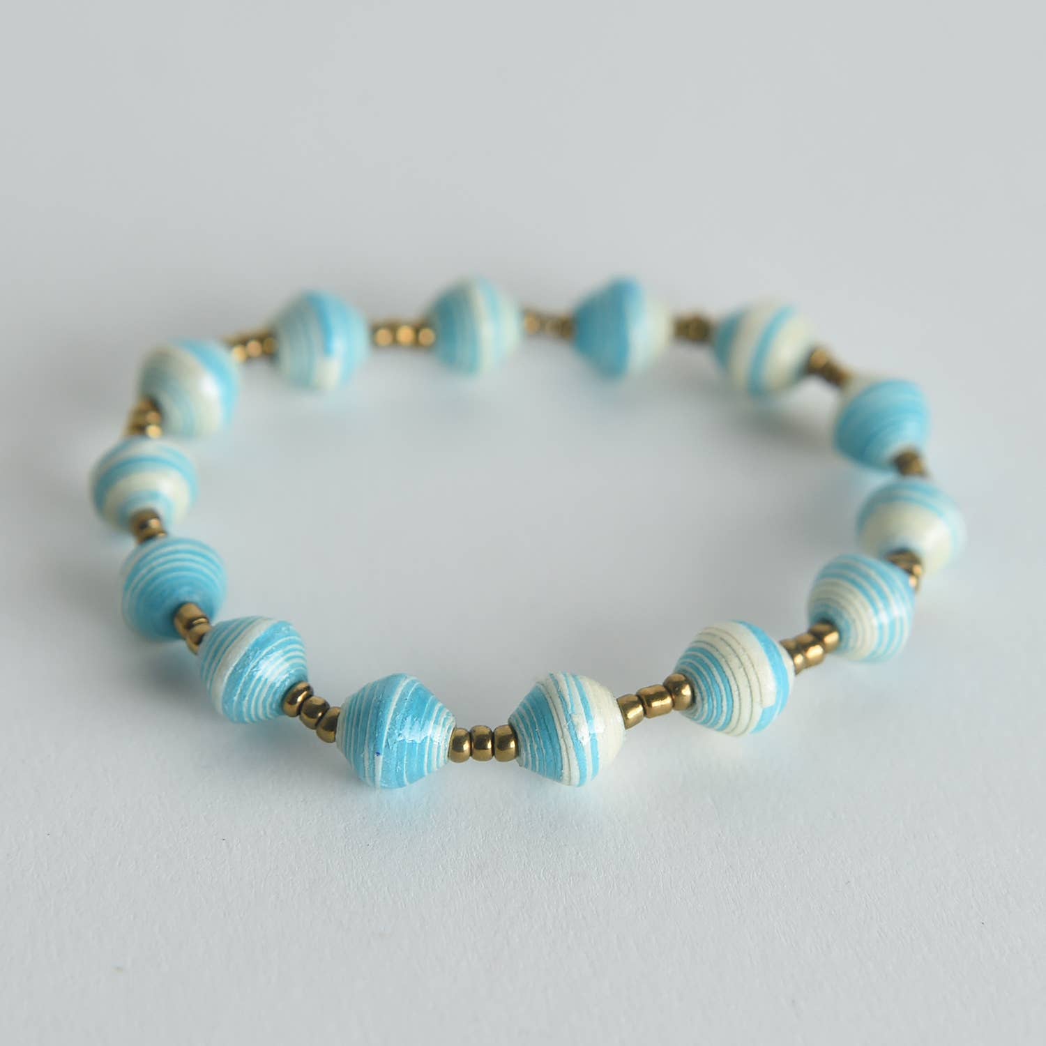 Project Have Hope - Vendita all'ingrosso Bracciale con perline - Bracciale in carta elasticizzata a righe16