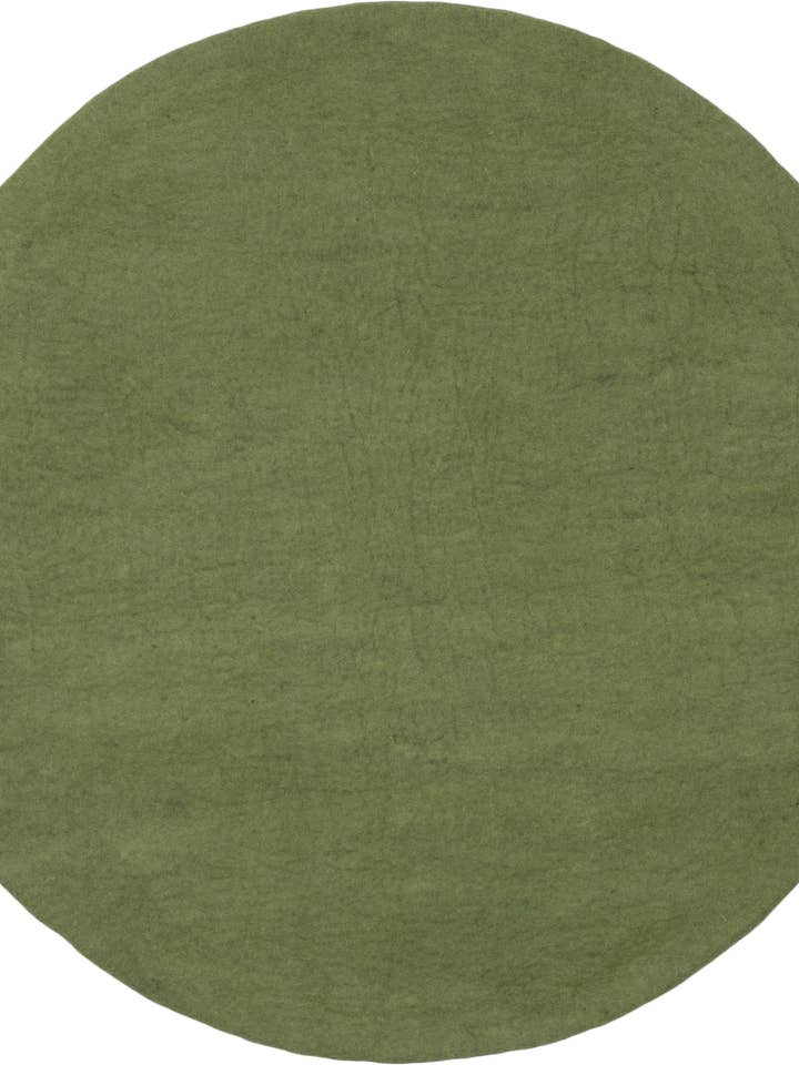 Kaspar felt rug round 100% wool for wholesale by myfelt