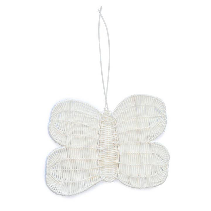 EcoFreax - Wholesale Wall Decor - Kids & Baby - Butterfly & flower rattan wicker boho nursery wall decor