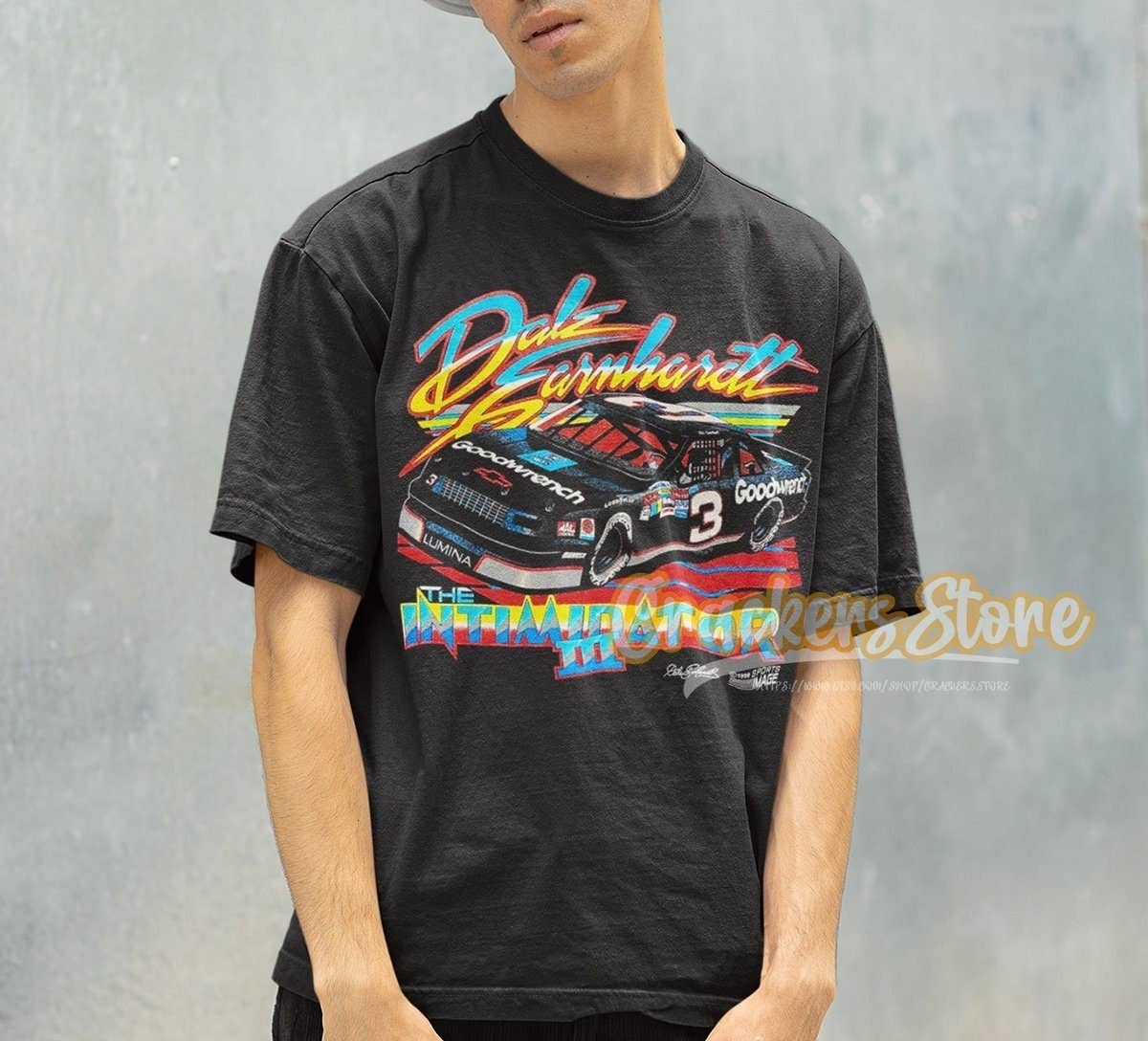 TheKingShirt - Wholesale Graphic Sweatshirt - Women's - Vintage Nascar Racing T-Shirt with Dale Earnhardt Design1