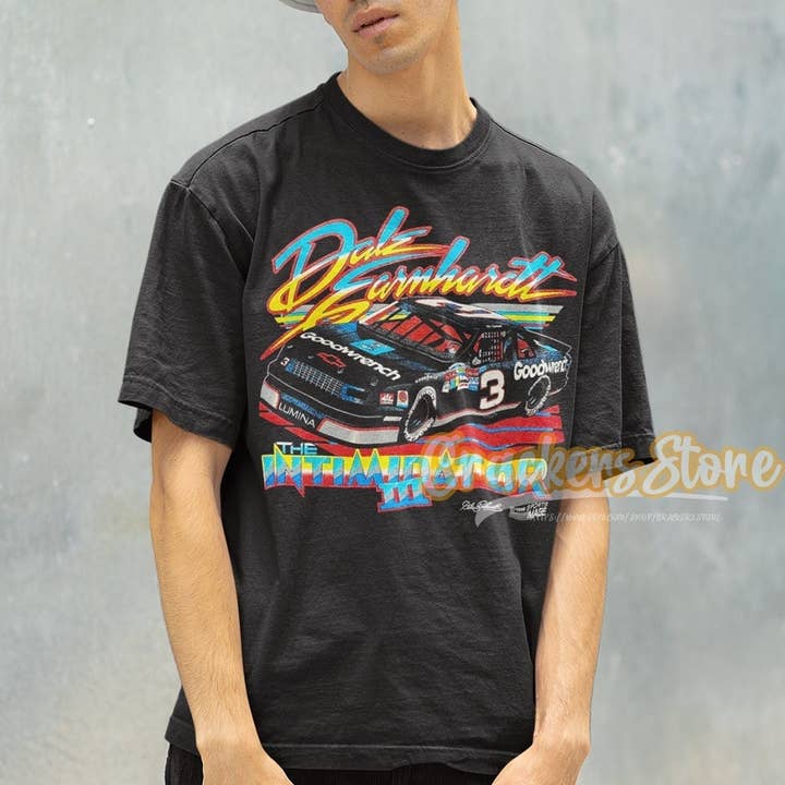 TheKingShirt - Wholesale Graphic Sweatshirt - Women's - Vintage Nascar Racing T-Shirt with Dale Earnhardt Design1