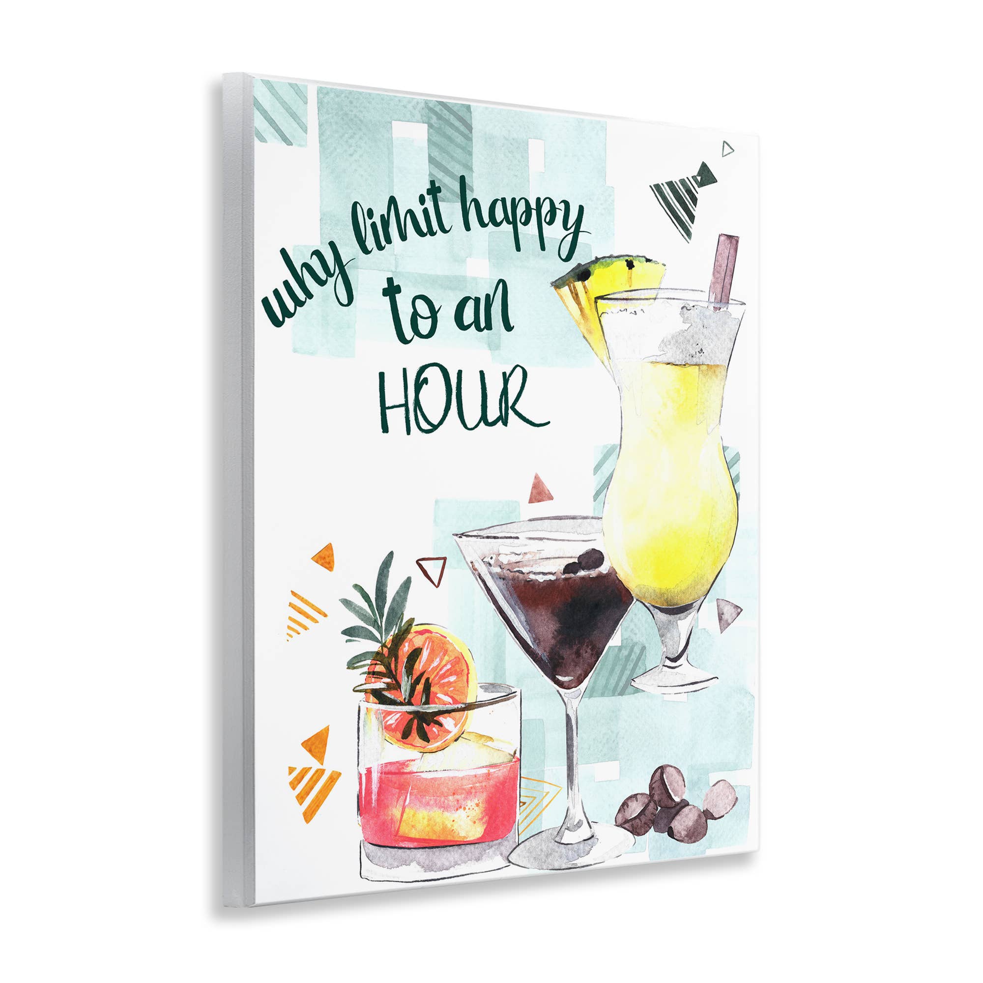 Stupell Industries – wholesale Wall sign – Why Limit Happy To An Hour - Unframed Wall Art3