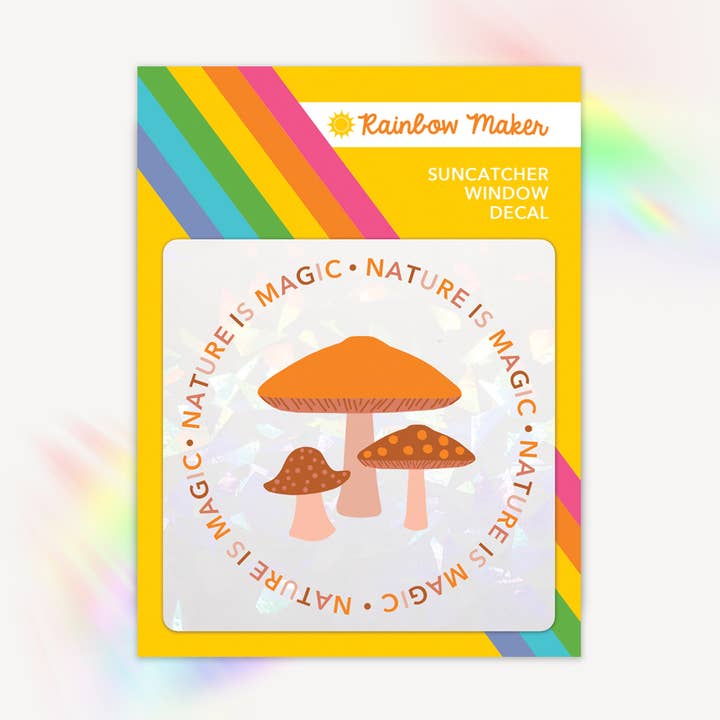 Adesivo per finestra Nature is Magic - Rainbow Maker - Suncatcher per la vendita all'ingrosso da parte di Rock Scissor Paper