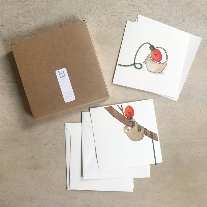 Caja de tarjetas/Animales navideños para venta al por mayor de Yeesan Loh