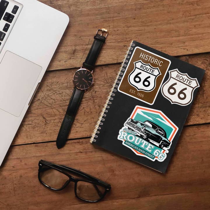Sentinel Supply - Wholesale Sticker - Custom Route 66 Stickers - Name Drop Travel Decals6