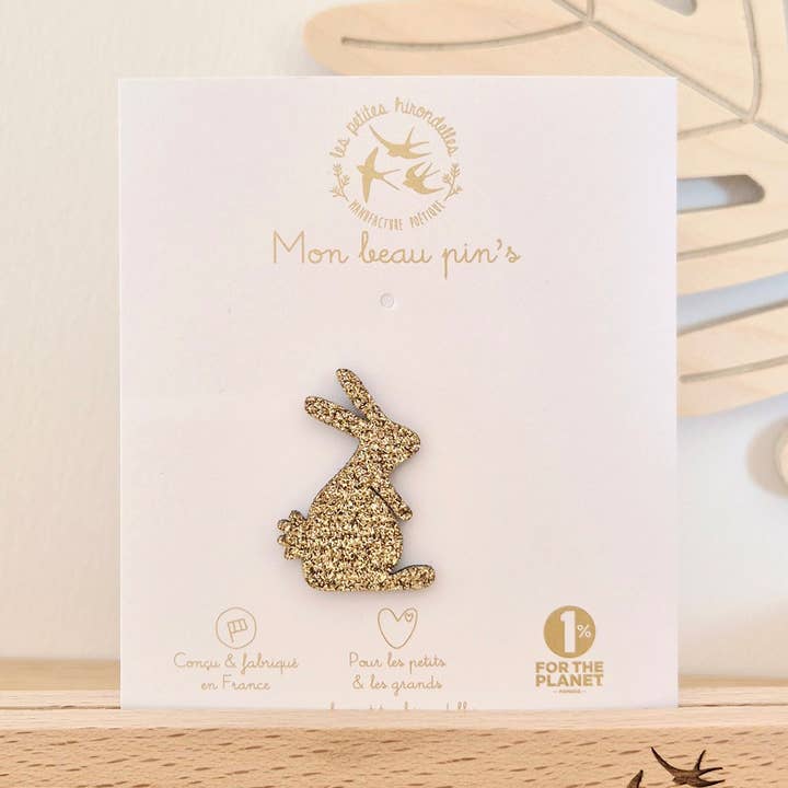 Pin - Easter Bunny for wholesale by Les Petites Hirondelles