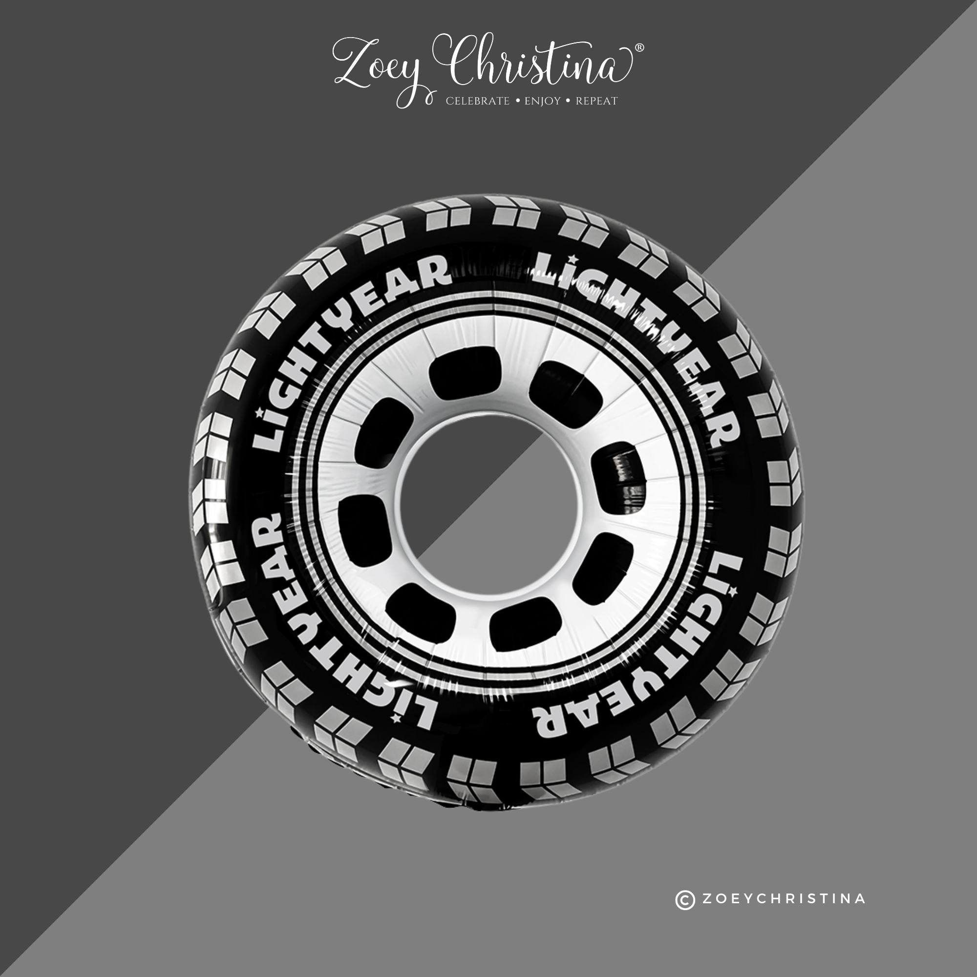 Zoey Christina - Wholesale Balloon - Tire Foil Balloon – Racing, Monster Truck & Car-Themed Party0