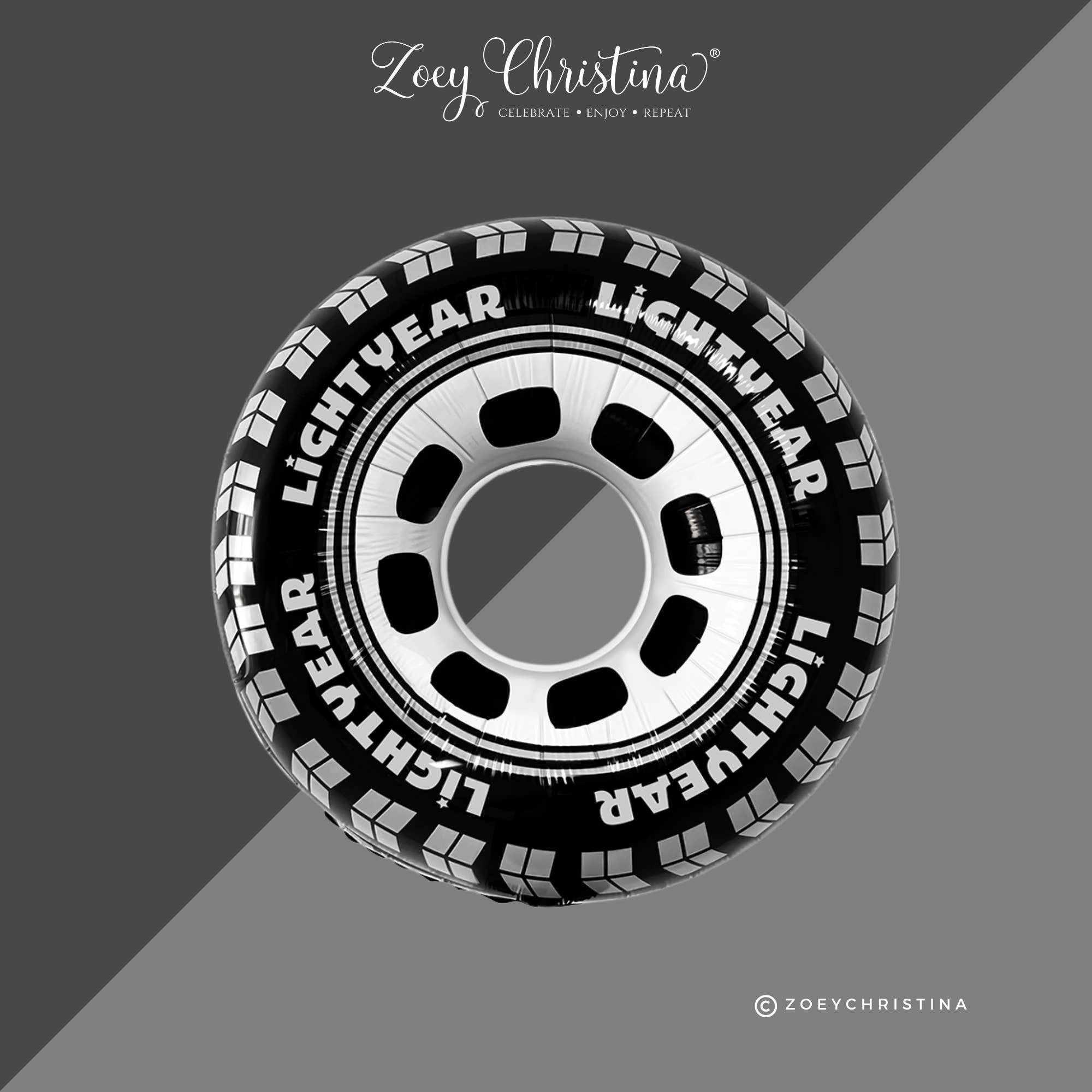 Zoey Christina - Wholesale Balloon - Tire Foil Balloon – Racing, Monster Truck & Car-Themed Party
