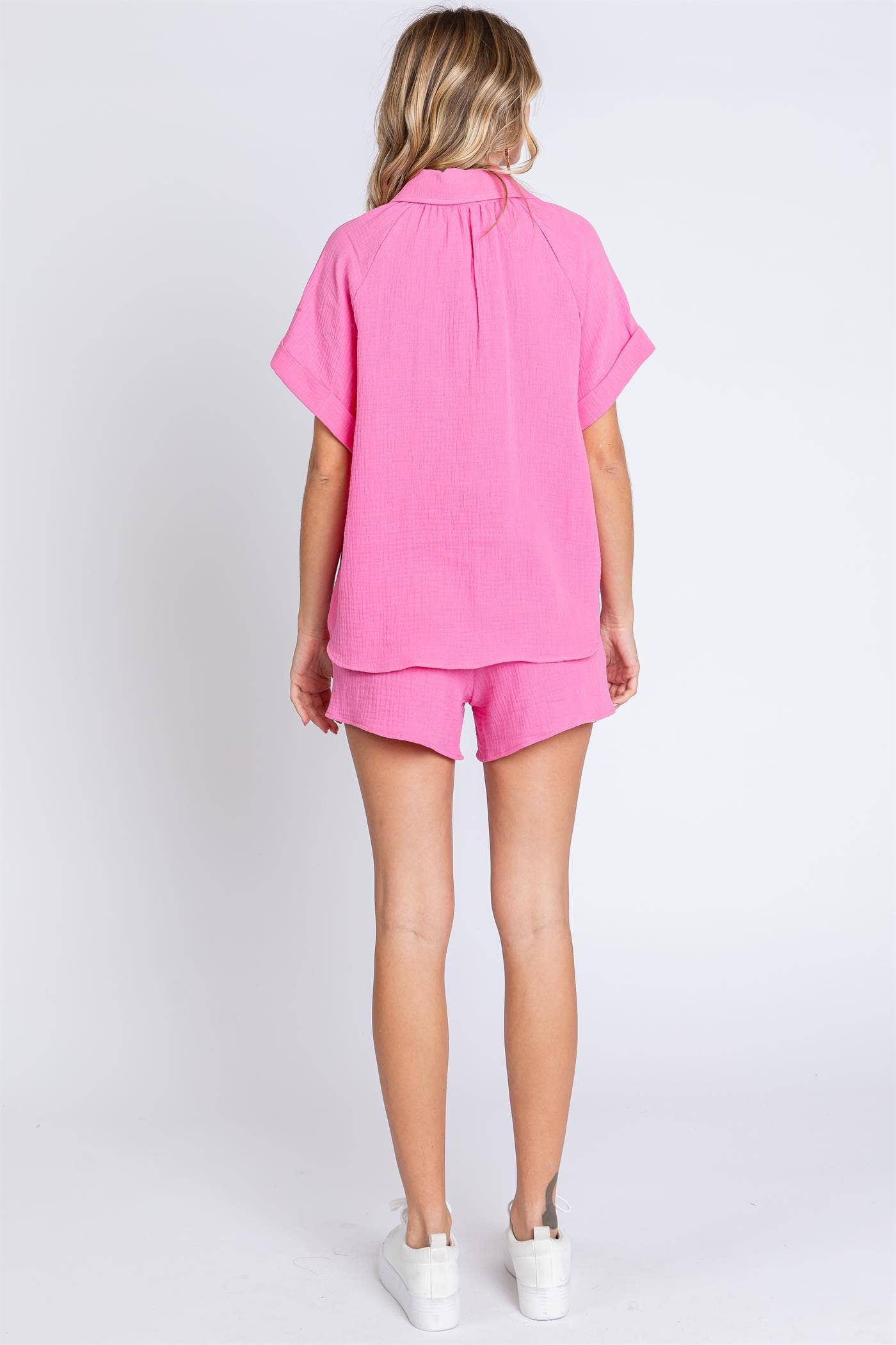 GeeGee x Lovelo - Vente Ensemble de vêtements d'intérieur – femme - Ensemble de 2 pièces Plus Gauze : WTP61501PL16