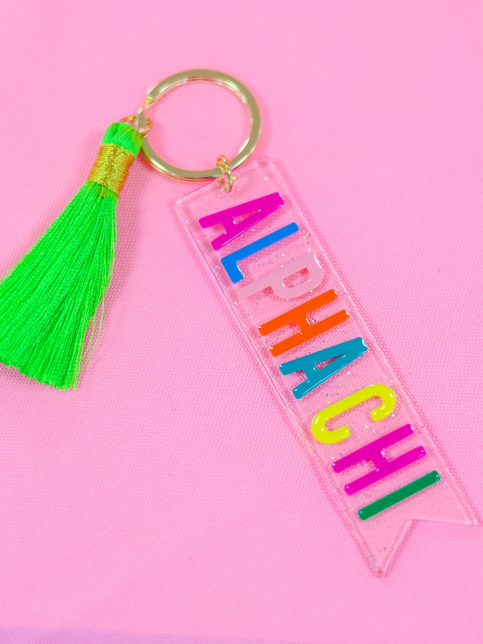 Duo Threads - Wholesale Keychain - Women's - Tassel Sorority Key Fob1